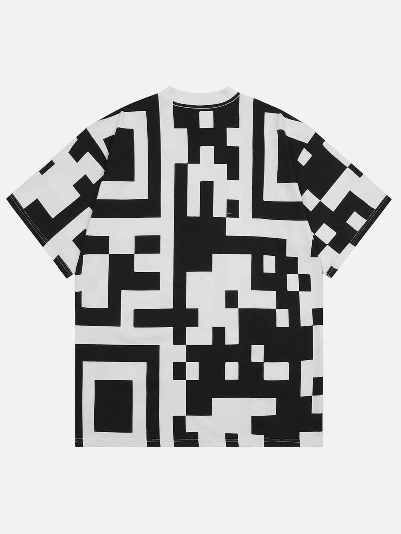 T Shirts Aelfric Eden Qr Code Print Tee Blanche | XUO-91723102